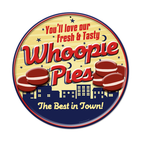Whoopie Pies Vintage Sign Metal Sign