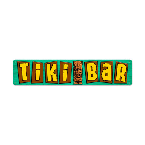 Tikibar Vintage Sign Metal Sign
