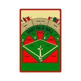 Dart Baseball Vintage Sign Metal Sign