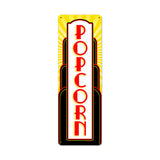 Popcorn Deco Vintage Sign Metal Sign