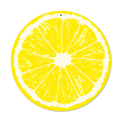 Lemon Vintage Sign Metal Sign