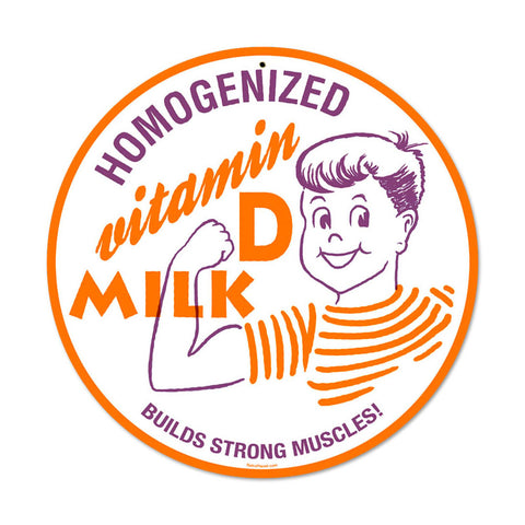 Homogenized Vintage Sign Metal Sign