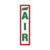 Gas Station Air 5 x 20 Satin Metal Sign