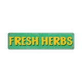Fresh Herbs Vintage Sign Metal Sign