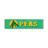 Peas Vintage Sign Metal Sign