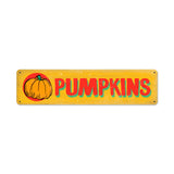 Pumpkins Vintage Sign Metal Sign