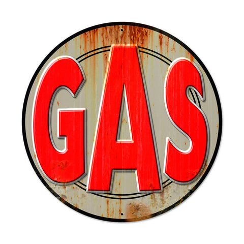 Gas Vintage Sign Metal Sign