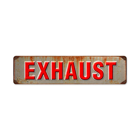 Exhaust-Vintage-Sign-Metal-Sign