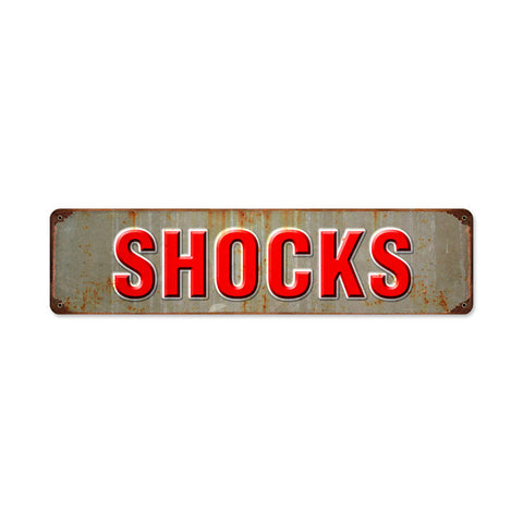 Shocks Vintage Sign Metal Sign