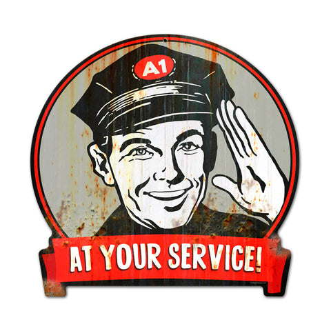 Service-Man-Vintage-Sign-Metal-Sign