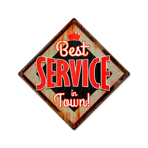 Best-Service-Vintage-Sign-Metal-Sign