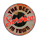 Best Service Vintage Sign Metal Sign