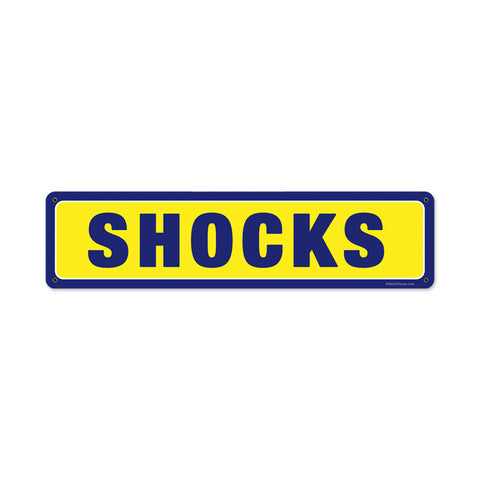 Shocks Vintage Sign Metal Sign