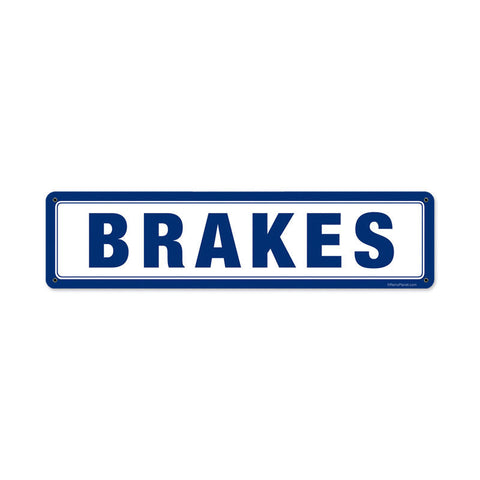 Brakes Vintage Sign Metal Sign