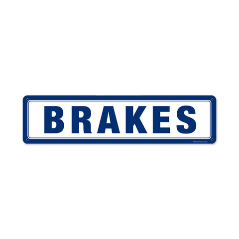 Brakes Vintage Sign Metal Sign