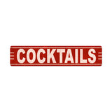 Cocktails Vintage Sign Metal Sign
