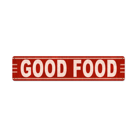 Good Food Vintage Sign Metal Sign
