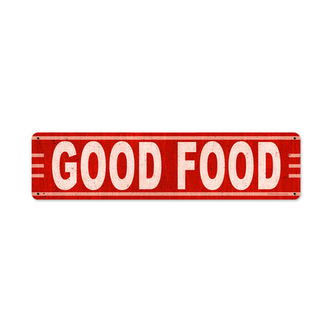 Good Food Vintage Sign Metal Sign