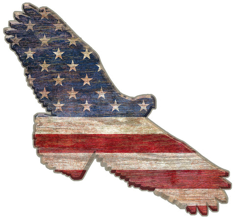 RPC413 - FLAG EAGLE Metal Sign