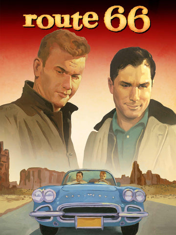 Route 66 Style: 1 - 27 x 40 inch. TV Show Poster