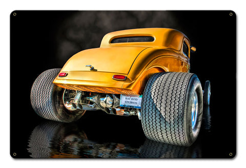 SERIOUS RUBBER Vintage Sign Metal Sign