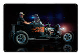 RATTY RAT ROD Vintage Sign Metal Sign