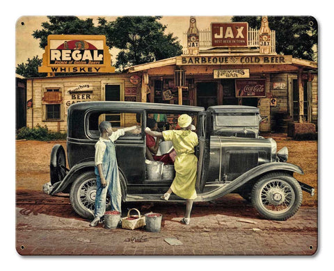 BERRIES-AND-BBQ-Vintage-Sign-Metal-Sign