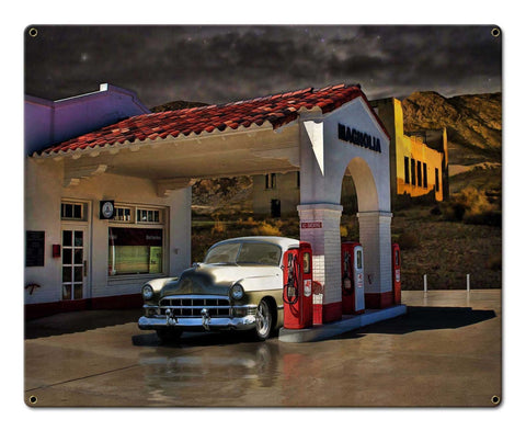 RRS041---LONESOME-TOWN-Vintage-Sign-Metal-Sign