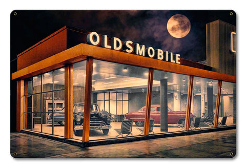 The-Future-Is-Oldsmobile-Vintage-Sign-Metal-Sign