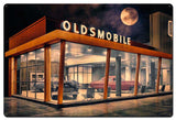 The Future Is Oldsmobile Vintage Sign Metal Sign