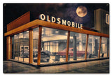 The Future Is Oldsmobile Vintage Sign Metal Sign