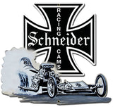Schneider Racing Vintage Sign Metal Sign