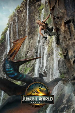 Jurassic World Rebirth Style B Movie Poster 27 x 40 inch