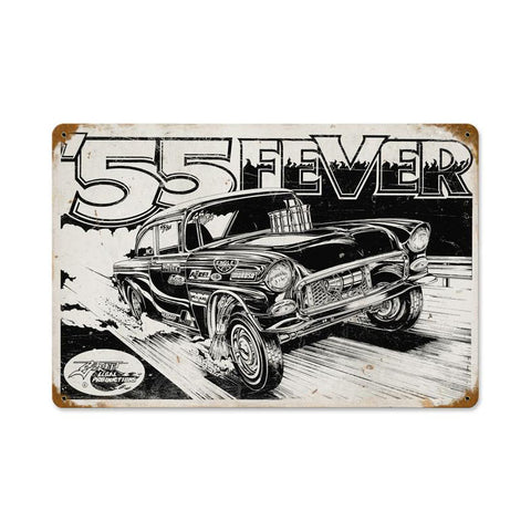 55 Fever Vintage Sign Metal Sign