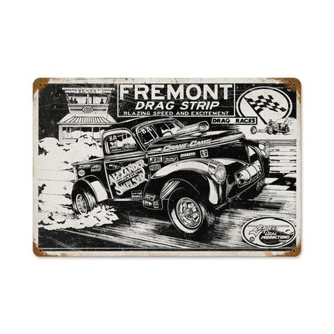 Freemont-Drag-Strip-Vintage-Sign-Metal-Sign