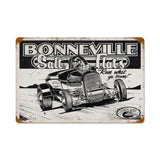 Bonneville Salt Flats Vintage Sign Metal Sign