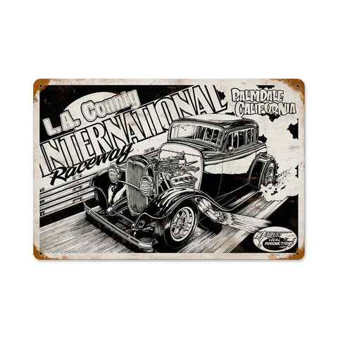 La County Vintage Sign Metal Sign