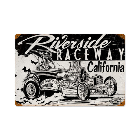 Riverside-Raceway-Vintage-Sign-Metal-Sign