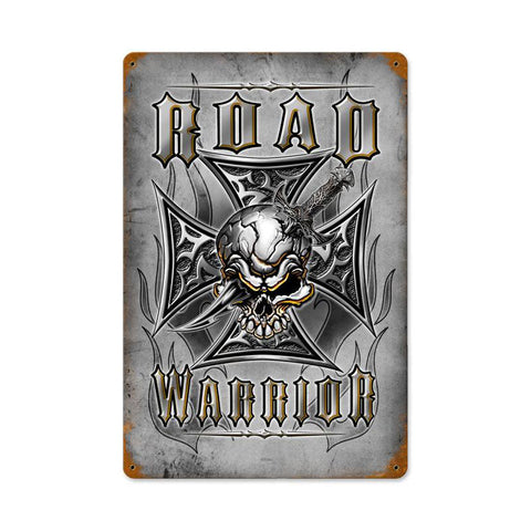 Road-Warrior-Vintage-Sign-Metal-Sign