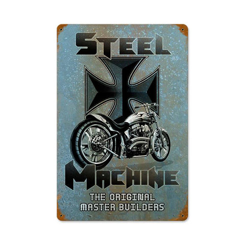 Steel Machine Vintage Sign Metal Sign