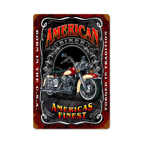 American-Biker-Vintage-Sign-Metal-Sign
