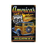 American Woodie Vintage Sign Metal Sign