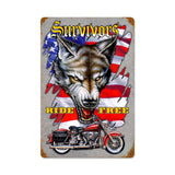 Survivors Free Vintage Sign Metal Sign
