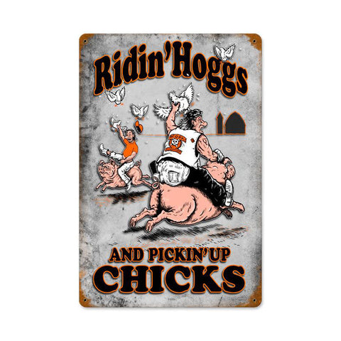 Riding-Hogs-Vintage-Sign-Metal-Sign