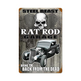 Steel Beast Vintage Sign Metal Sign