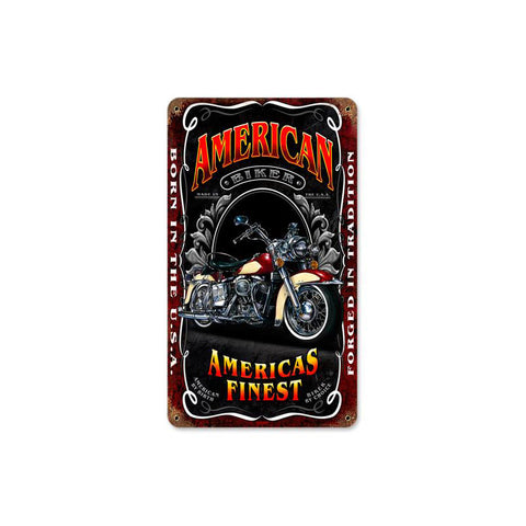American Biker Vintage Sign Metal Sign