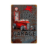 Hot Rod Mobile Gas Vintage Sign Metal Sign