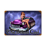 Old School Merc Vintage Sign Metal Sign
