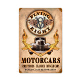 Flying 8 Vintage Sign Metal Sign