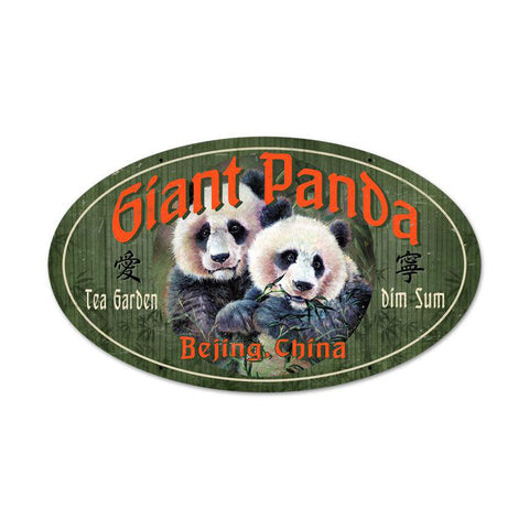 Giant-Panda-Vintage-Sign-Metal-Sign